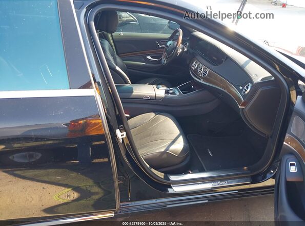 WDDUG8CB6HA314952 2017 MERCEDES-BENZ S-CLASS Black Front interior view