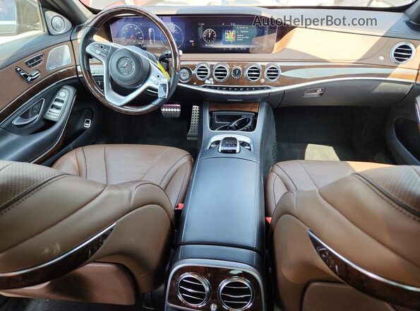 WDDUG8DB3JA409280 2018 MERCEDES-BENZ S Black Widok deski rozdzielczej