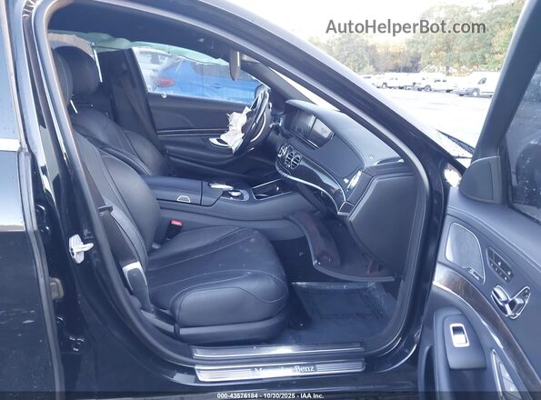 WDDUG8FB5HA324898 2017 MERCEDES-BENZ S-CLASS Черный Вид салона спереди
