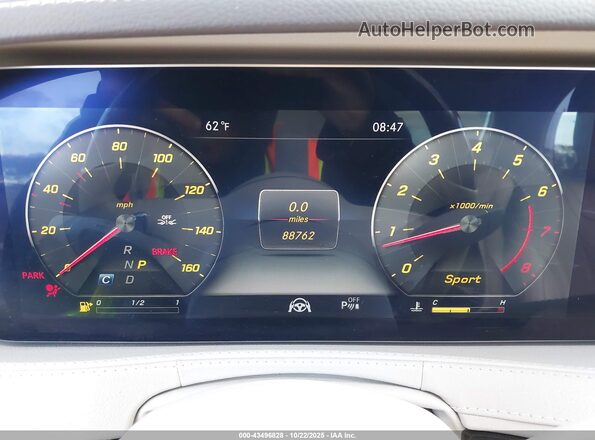 WDDUG8GB7KA475487 2019 MERCEDES-BENZ S-CLASS Белый Вид задних сидений