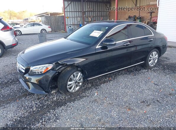 WDDWF8DB4LR556787 2020 MERCEDES-BENZ C-CLASS Черный Передняя левая четверть