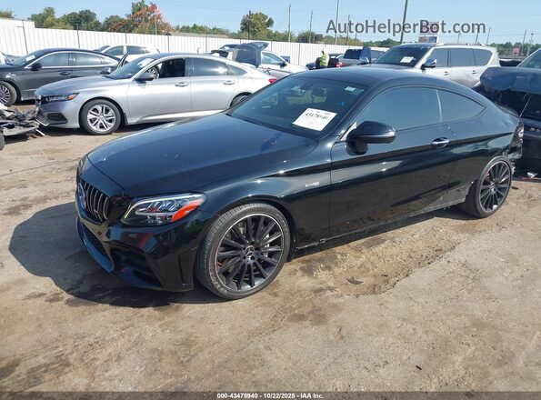 WDDWJ6EB5KF848773 2019 MERCEDES-BENZ AMG C 43 Черный Передняя левая четверть