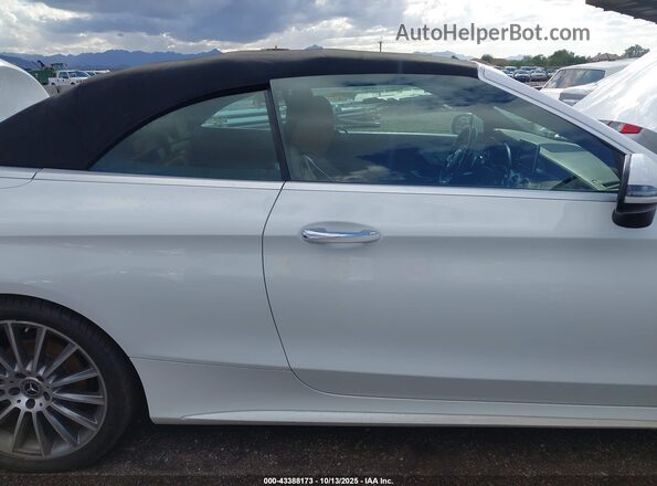 WDDWK4JB5JF705988 2018 MERCEDES-BENZ C-CLASS Белый Панорамный вид салона 360°