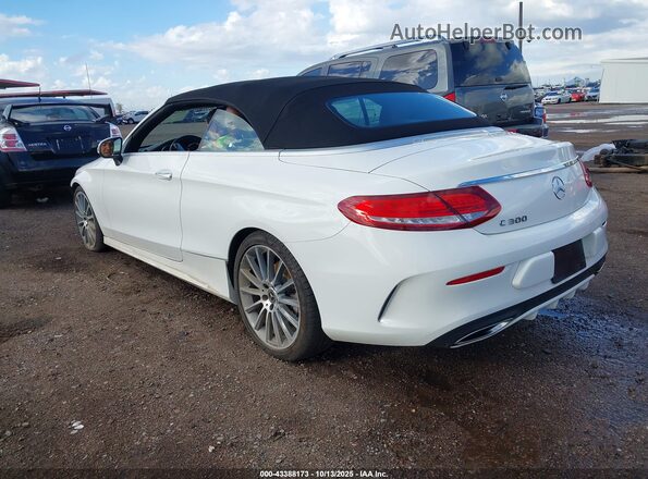 WDDWK4JB5JF705988 2018 MERCEDES-BENZ C-CLASS Белый Задняя левая четверть