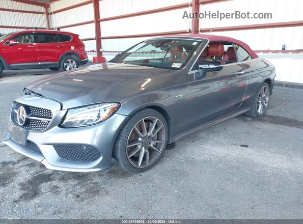 WDDWK6EB9HF590165 2017 MERCEDES-BENZ AMG C 43 Серый Передняя левая четверть