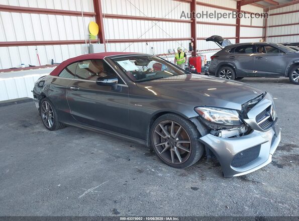WDDWK6EB9HF590165 2017 MERCEDES-BENZ AMG C 43 Серый Передняя правая четверть