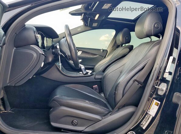 WDDZF4JB0JA323706 2018 MERCEDES-BENZ E Black Widok wnętrza z przodu