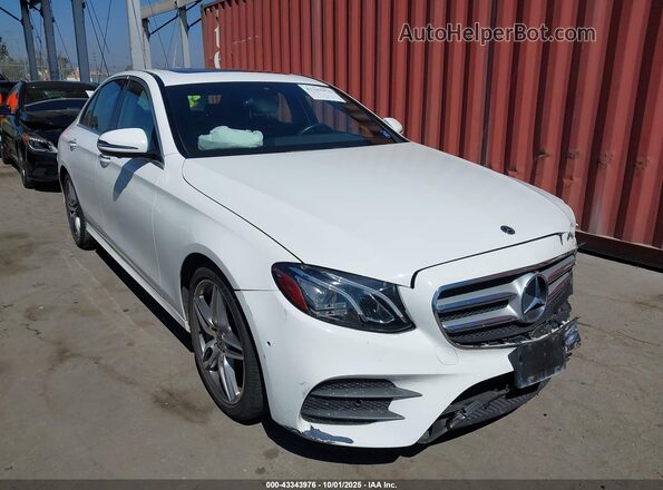 WDDZF4JB0KA622128 2019 MERCEDES-BENZ E-CLASS Белый Передняя правая четверть