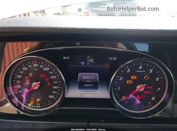WDDZF4JB0KA622128 2019 MERCEDES-BENZ E-CLASS Белый Вид задних сидений