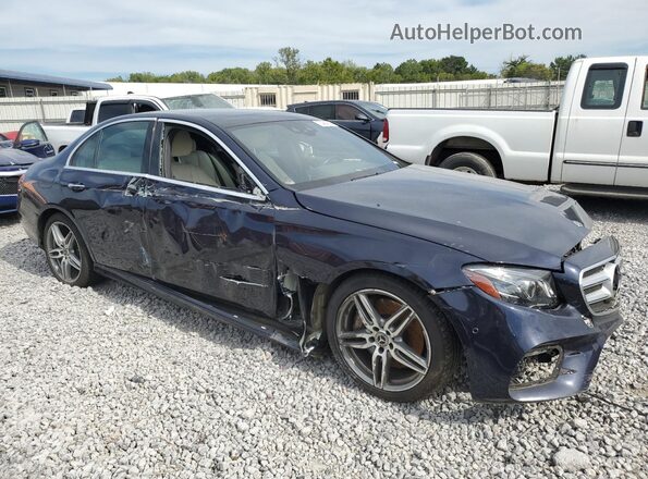 WDDZF4JB3JA377677 2018 MERCEDES-BENZ E Blue Przód prawy
