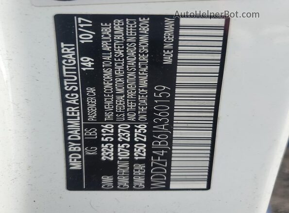 WDDZF4JB6JA360159 2018 MERCEDES-BENZ E Blue Widok komory silnika