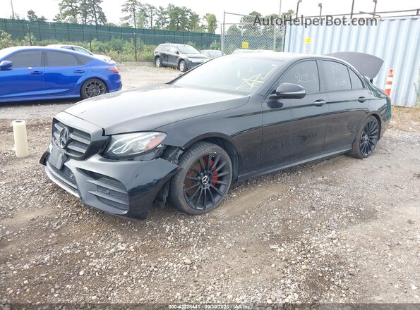 WDDZF4KB3HA142320 2017 MERCEDES-BENZ E-CLASS Черный Передняя левая четверть