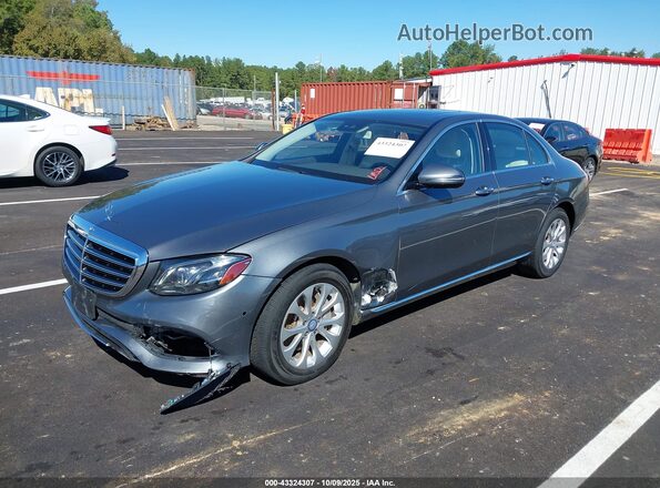 WDDZF4KB6HA159581 2017 MERCEDES-BENZ E-CLASS Серый Передняя левая четверть