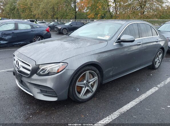 WDDZF4KB8JA294762 2018 MERCEDES-BENZ E-CLASS Серый Передняя левая четверть
