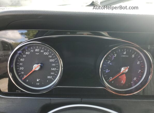 WDDZF4KB8JA482777 2018 MERCEDES-BENZ E Black Instrument cluster view
