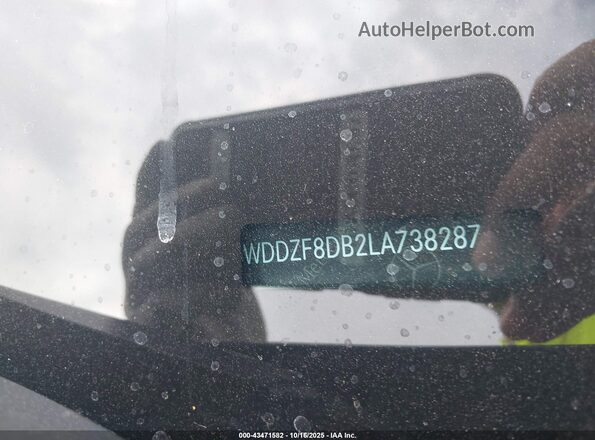 WDDZF8DB2LA738287 2020 MERCEDES-BENZ E-CLASS Blue Вид підкапотного простору