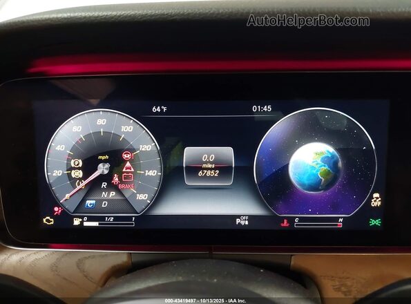WDDZF8EBXLA704080 2020 MERCEDES-BENZ E-CLASS Белый Вид задних сидений