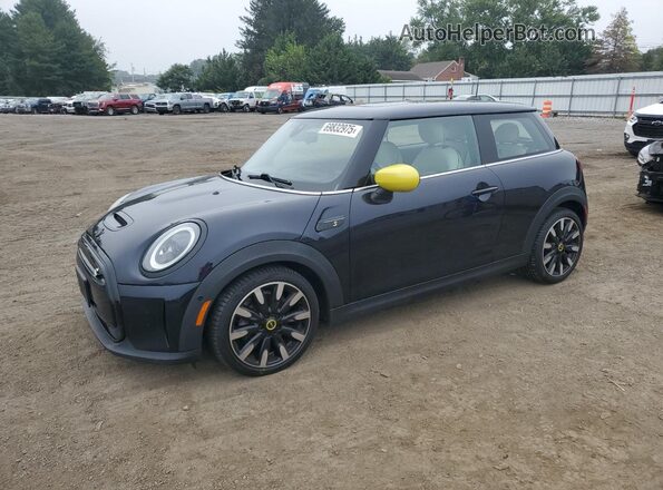 WMW13DJ01N2R37465 2022 MINI COOPER Синий Передняя левая четверть