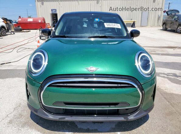 WMW33DK03P2T42580 2023 MINI COOPER Зеленый Вид спереди