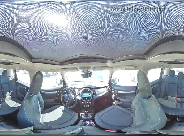 WMW33DK03P2T42580 2023 MINI COOPER Зеленый Панорамный вид салона 360°