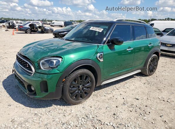 WMZ53BR00R3R41570 2024 MINI COOPER Зеленый Передняя левая четверть