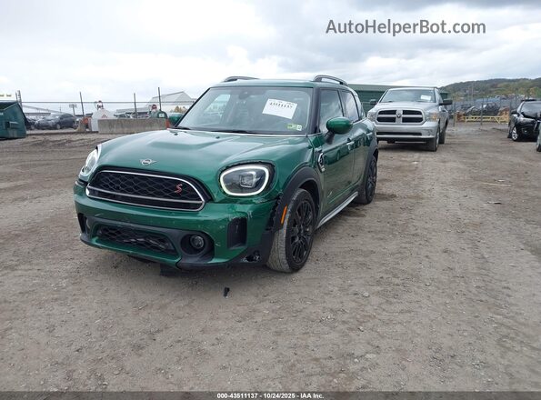 WMZ83BR00P3P85704 2023 MINI COUNTRYMAN Зеленый Передняя левая четверть