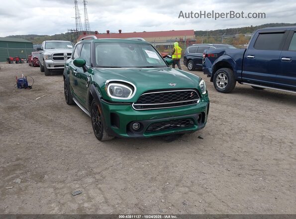 WMZ83BR00P3P85704 2023 MINI COUNTRYMAN Зеленый Передняя правая четверть