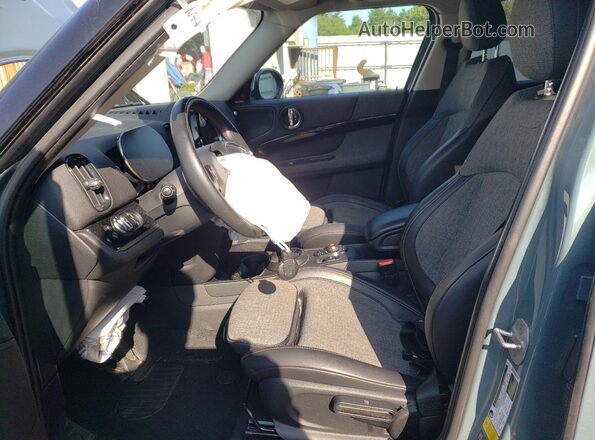 WMZ83BR01M3M45859 2021 MINI COOPER Бирюзовый Вид салона спереди
