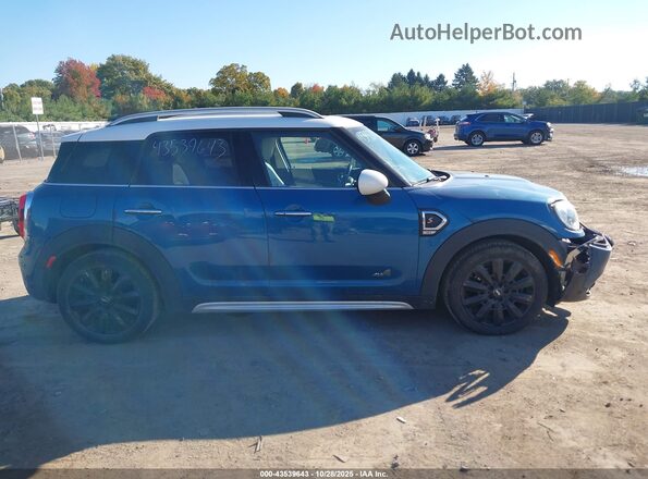 WMZYT5C38H3D80330 2017 MINI COUNTRYMAN Синий Вид задней части салона