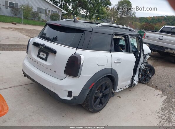 WMZYV5C57K3E05169 2019 MINI COUNTRYMAN Белый Задняя правая четверть
