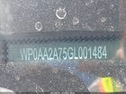 2016 Porsche Panamera 4 Черный vin: WP0AA2A75GL001484
