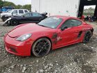 2018 Porsche Cayman Red vin: WP0AA2A84JK261025