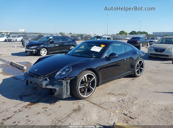 WP0AA2A92GS106538 2016 PORSCHE 911 Черный Передняя левая четверть