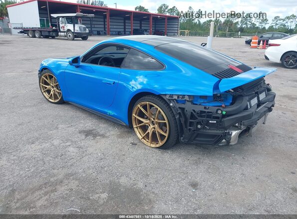 WP0AA2A94PS205118 2023 PORSCHE 911 Синий Задняя левая четверть