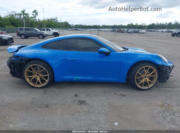 WP0AA2A94PS205118 2023 PORSCHE 911 Синий Панорамный вид салона 360°