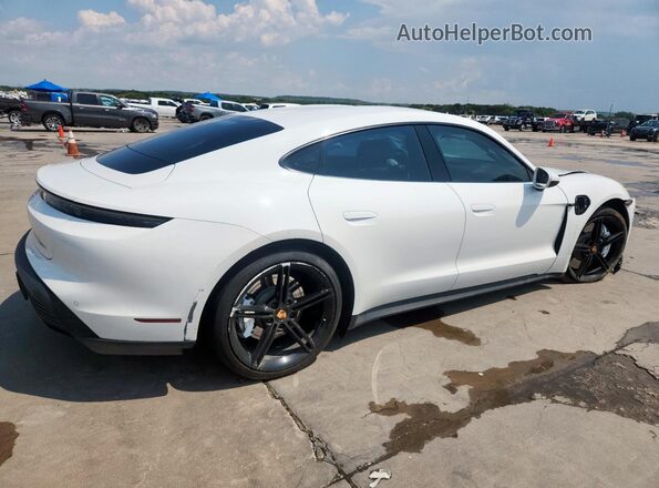 WP0AA2Y10MSA18893 2021 PORSCHE TAYCAN Белый Задняя правая четверть