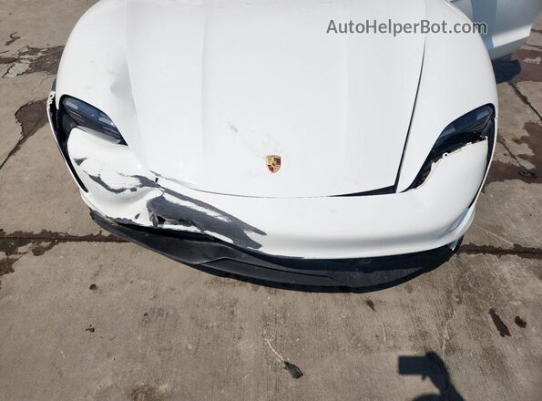 WP0AA2Y10MSA18893 2021 PORSCHE TAYCAN Белый Вид задней части салона
