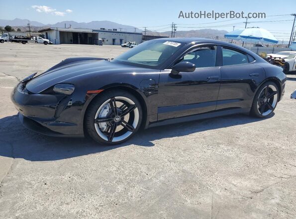 WP0AA2Y18NSA11031 2022 PORSCHE TAYCAN Черный Передняя левая четверть