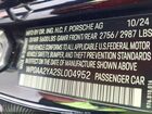 2025 Porsche Panamera 4 Черный vin: WP0AA2YA2SL004952