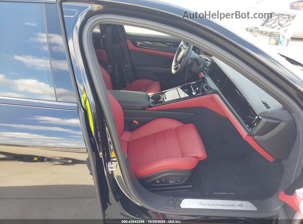 WP0AA2YA2SL004952 2025 PORSCHE PANAMERA Черный Вид салона спереди