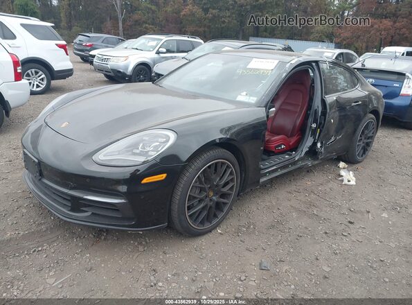 WP0AB2A72KL128294 2019 PORSCHE PANAMERA Черный Передняя левая четверть