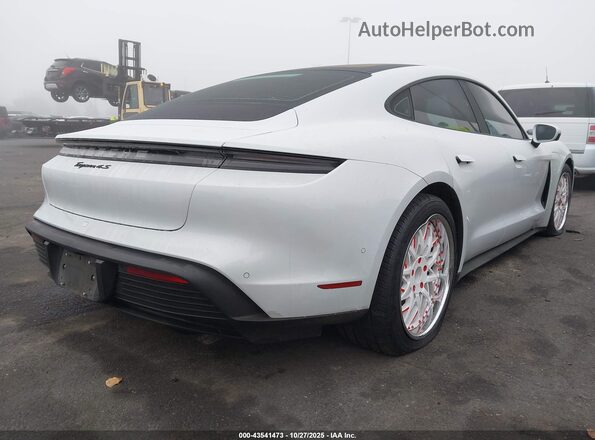 WP0AB2Y14LSA50175 2020 PORSCHE TAYCAN Белый Задняя правая четверть