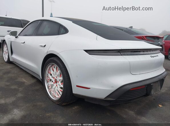 WP0AB2Y14LSA50175 2020 PORSCHE TAYCAN Белый Задняя левая четверть