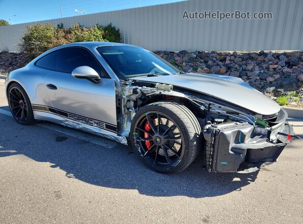 WP0AC2A97JS176344 2018 PORSCHE 911 Silver Delantero derecho