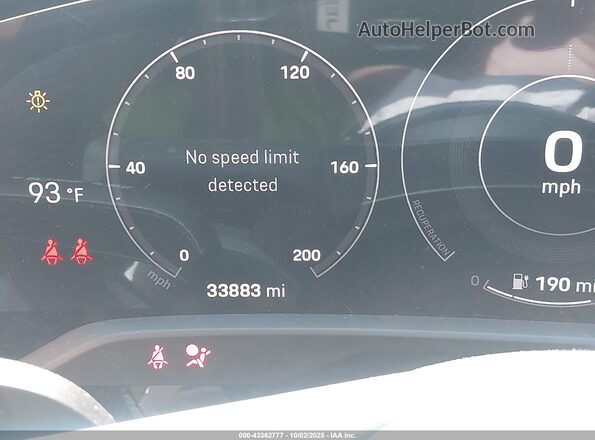 WP0AC2Y12NSA54340 2022 PORSCHE TAYCAN Черный 