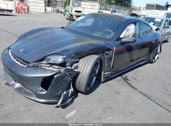 WP0AC2Y12NSA54340 2022 PORSCHE TAYCAN Черный Передняя левая четверть