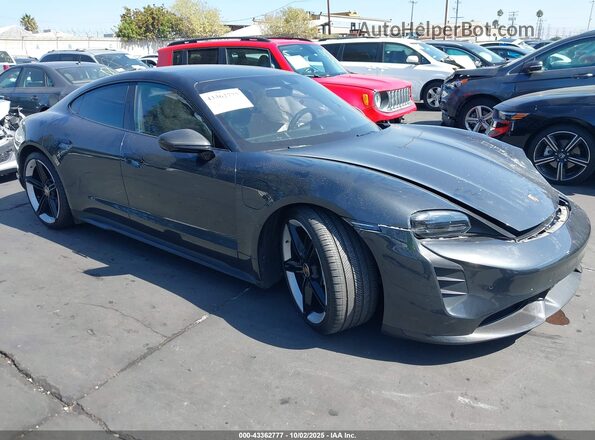WP0AC2Y12NSA54340 2022 PORSCHE TAYCAN Черный Передняя правая четверть