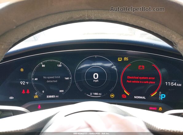 WP0AC2Y12NSA54340 2022 PORSCHE TAYCAN Черный 