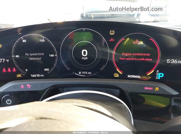 WP0AD2Y18RSA47296 2024 PORSCHE TAYCAN Серый Вид задних сидений