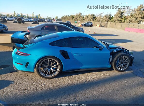 WP0AF2A96KS164064 2019 PORSCHE 911 Blue Vista interior de 360 grados